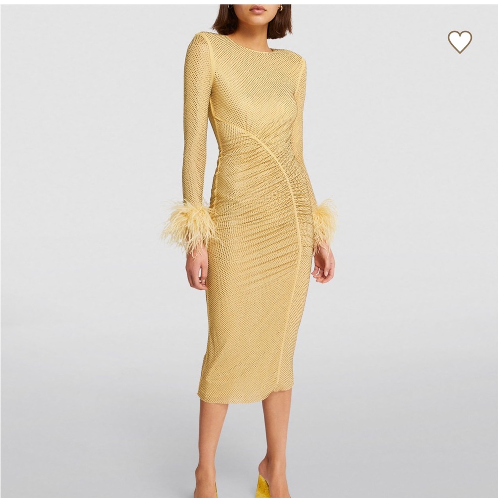 Self Portrait Rhinestone Midi Dress